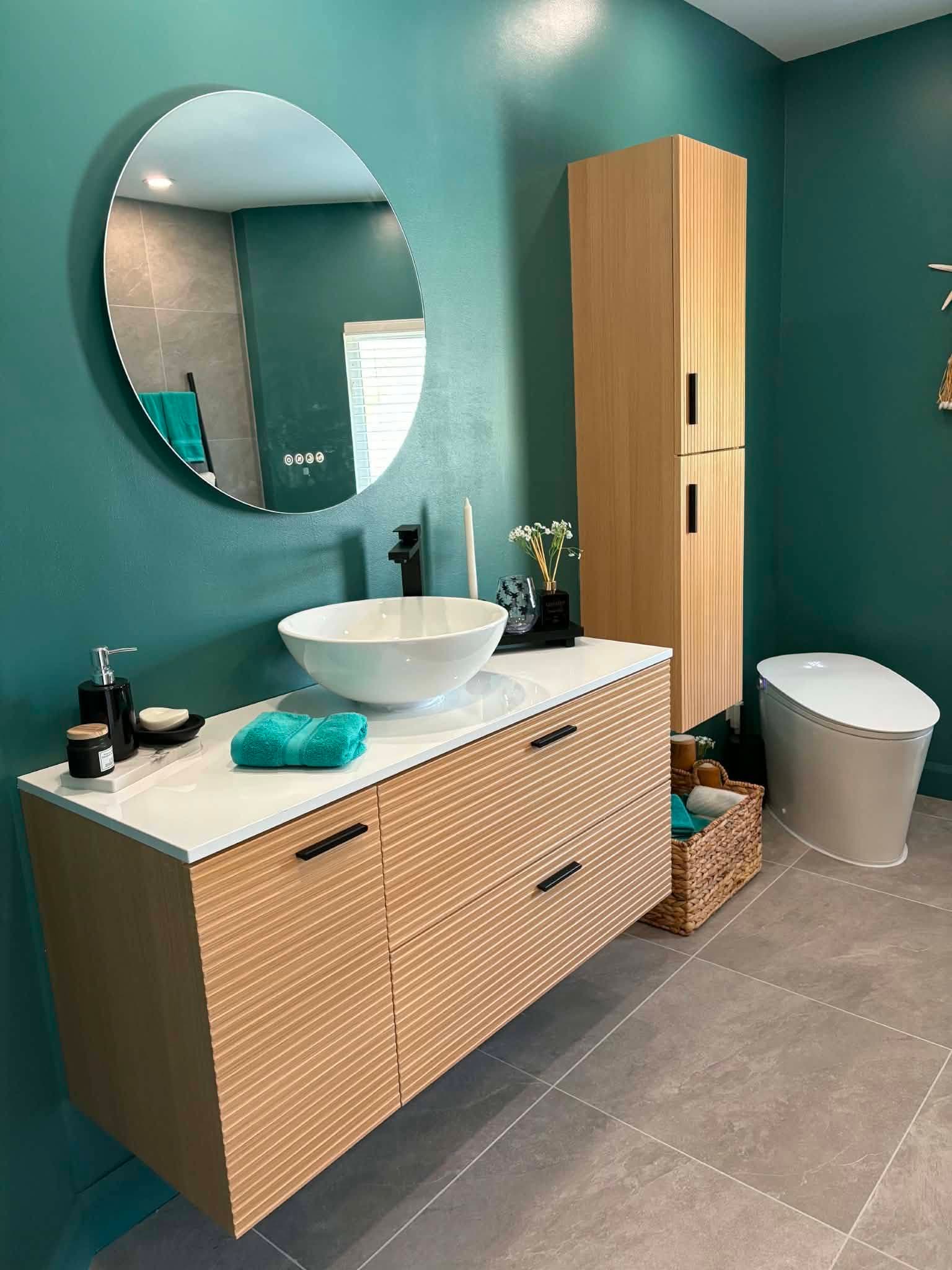 Salle de bain entièrement rénovée